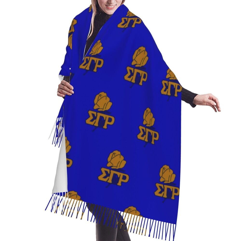 7485 Sigma Gamma Scarf Rho Sorority Paraphernalia Gifts For Women Wrap